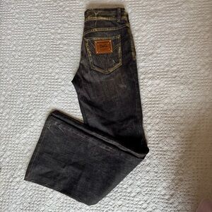 D&G Black and Gold Denim Jeans